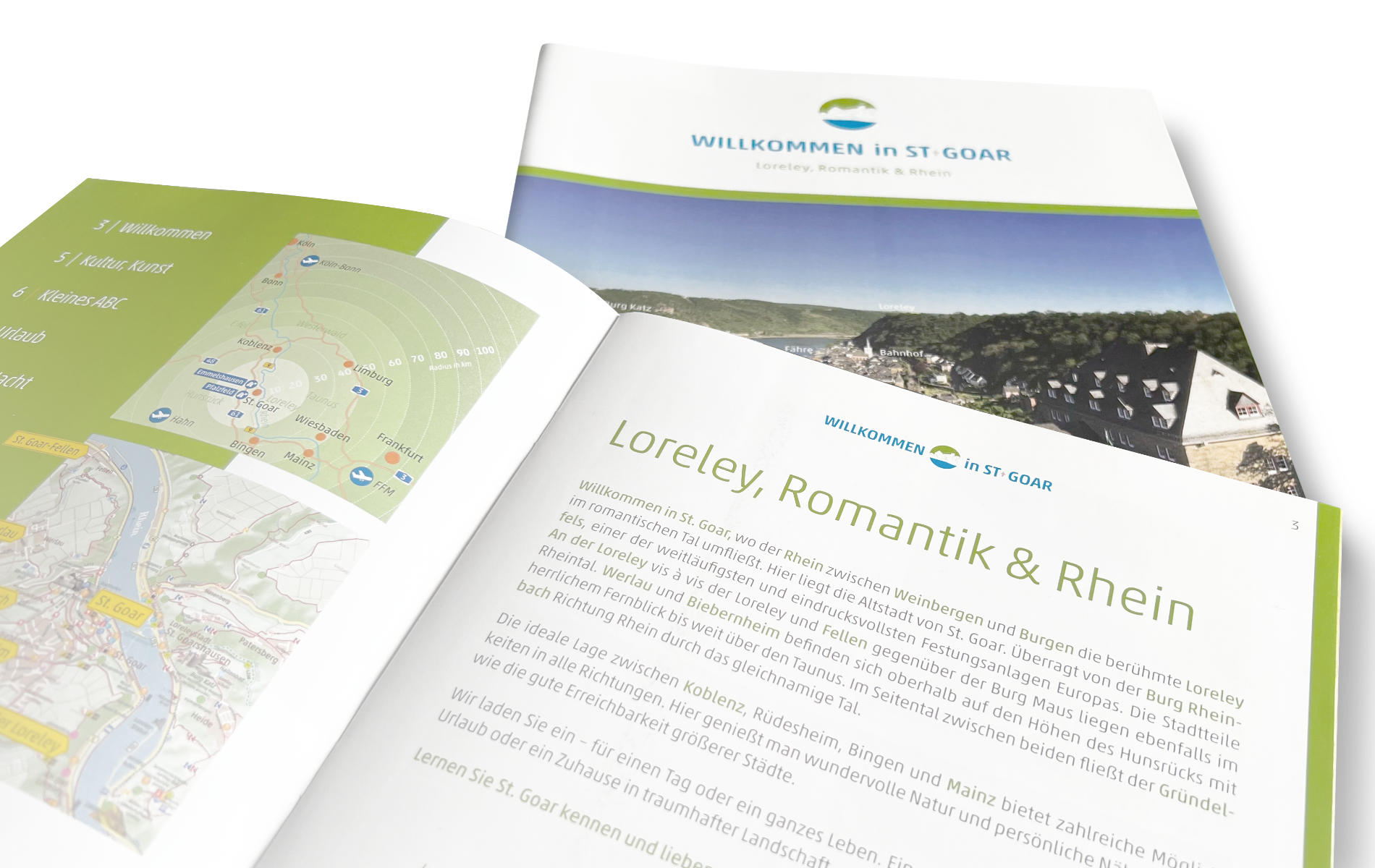 Stadtmarketing und Broschürengestaltung