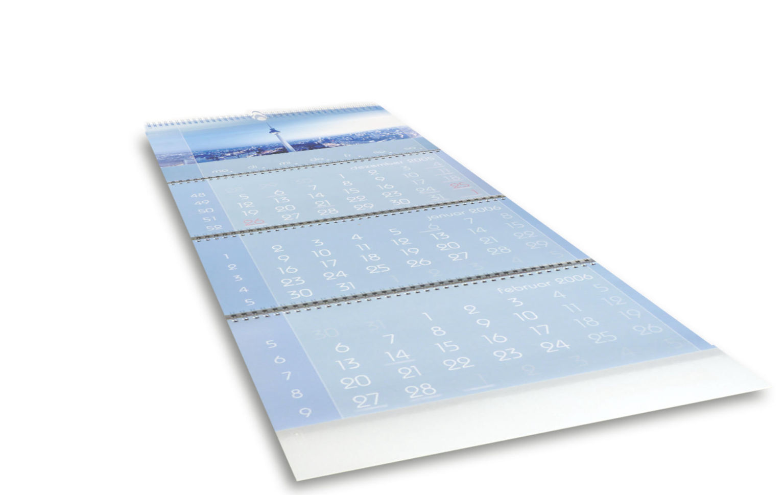 Individuell gestalteter Wandkalender